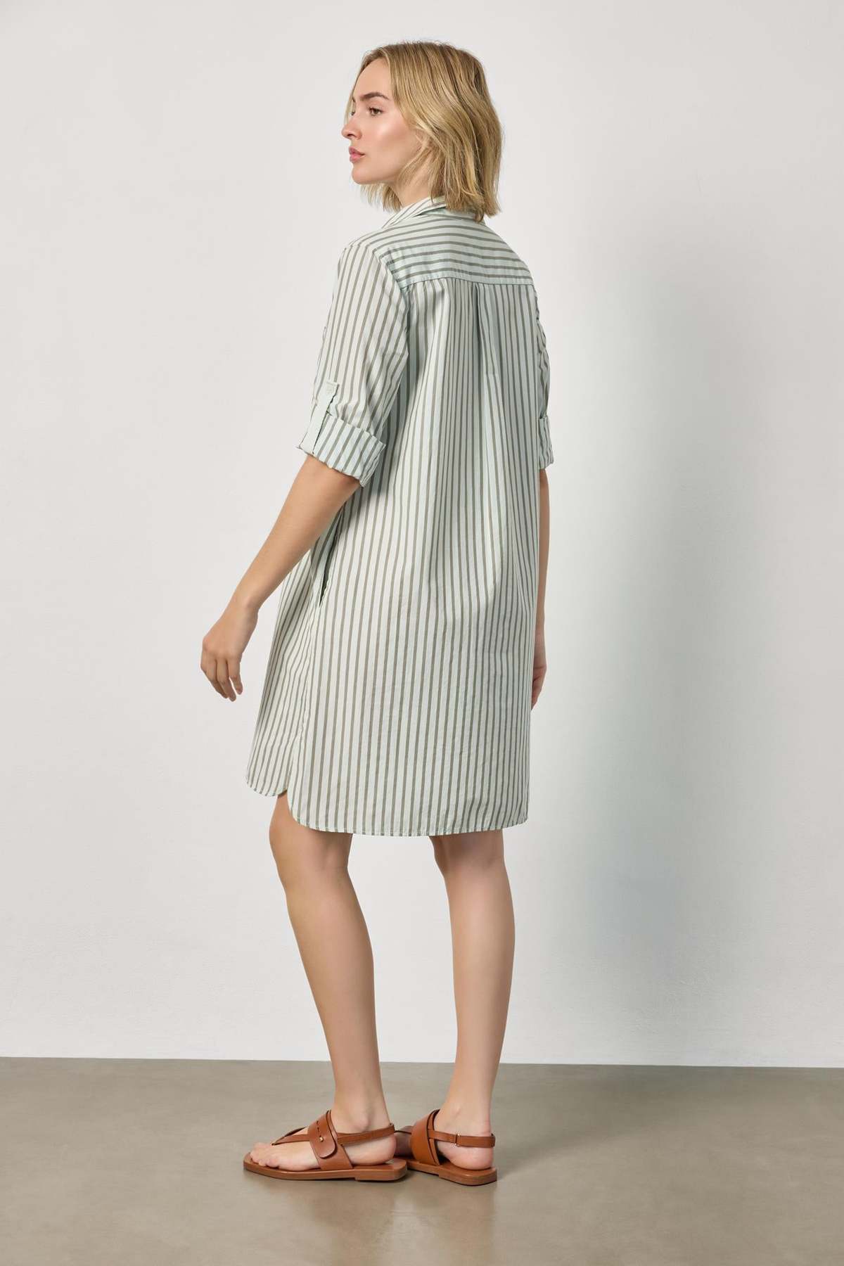 Lilla P. Striped Shirt Dress - Image 5 of 5