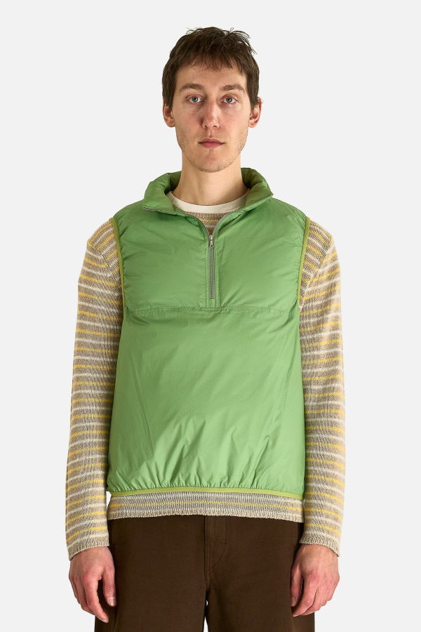 Auralee Super Light Nylon Ripstop Down P/O Vest