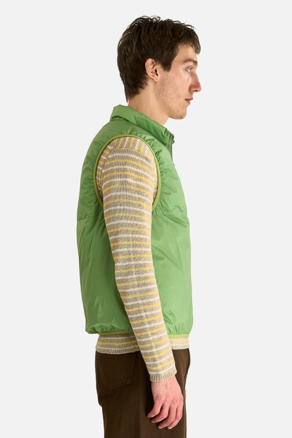 Auralee Super Light Nylon Ripstop Down P/O Vest