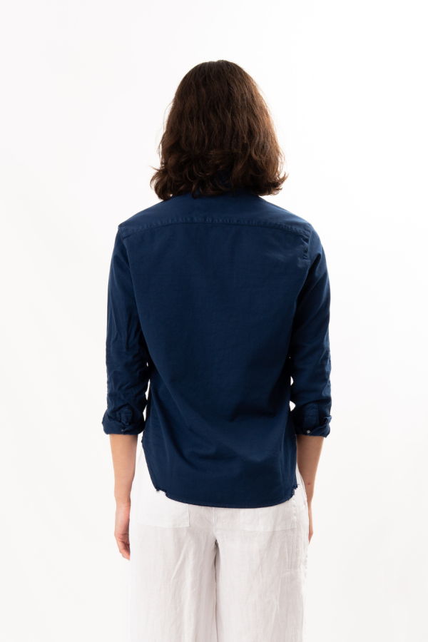 Frank & Eileen Eileen Relaxed Button-Up Shirt - Washed Navy