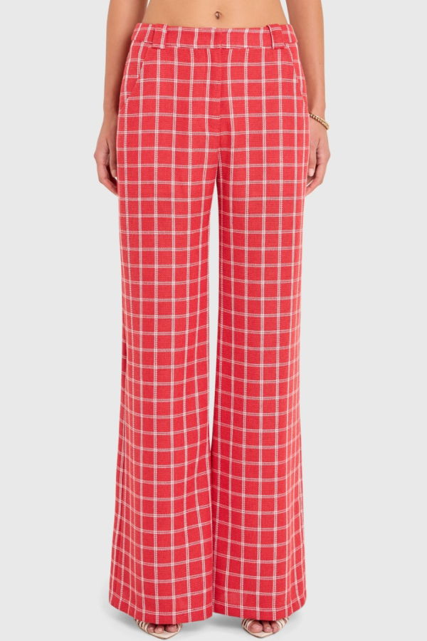 Amanda Uprichard Saddler Pants - Red