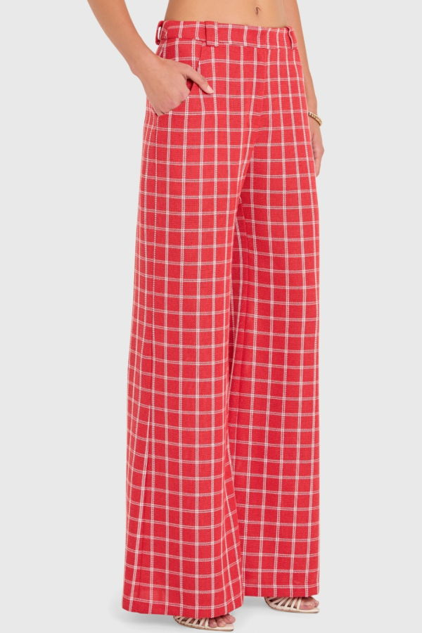 Amanda Uprichard Saddler Pants - Red
