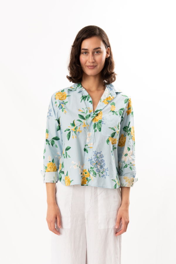 Frank & Eileen Silvio Untuckable Button-Up Shirt - Spring Bouquet