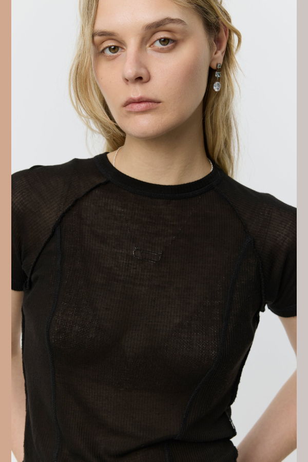 mfpen Flatlock Raglan Tee - Black