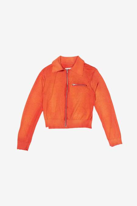 Camiel Fortgens Fitted Zip Cardigan Rib Jersey | Garmentory