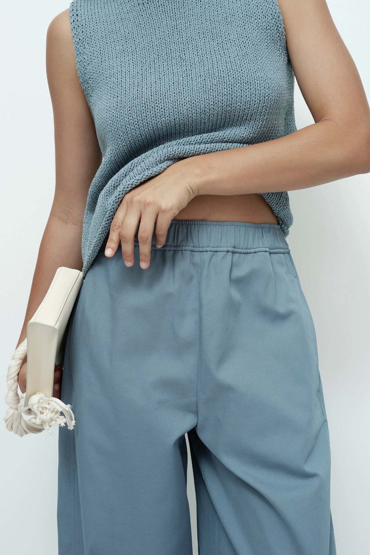 Mijeong Park Boat Neck Knit Tank - Blue - Image 3 of 8