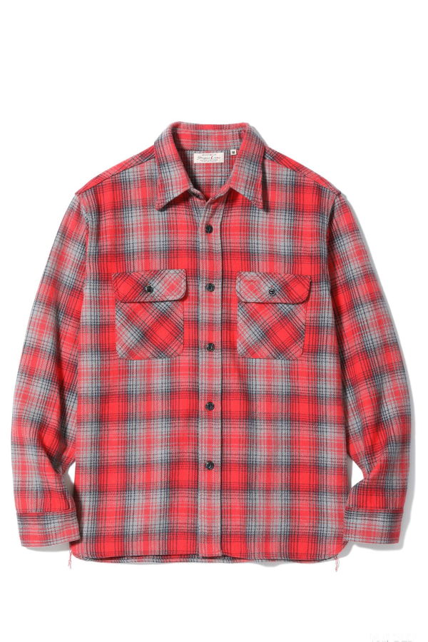 Sugar Cane SC29584 Fiction Romance Herringbone Twill Check Work Shirt