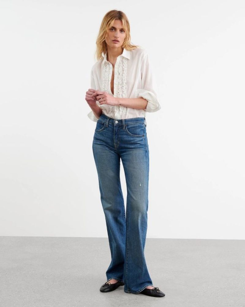 Nili Lotan Nathael Ruffle Shirt