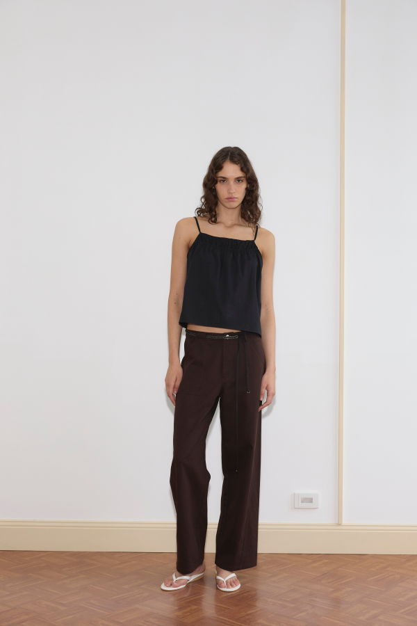 Deiji Studios Pocket Jean - Dark Brown