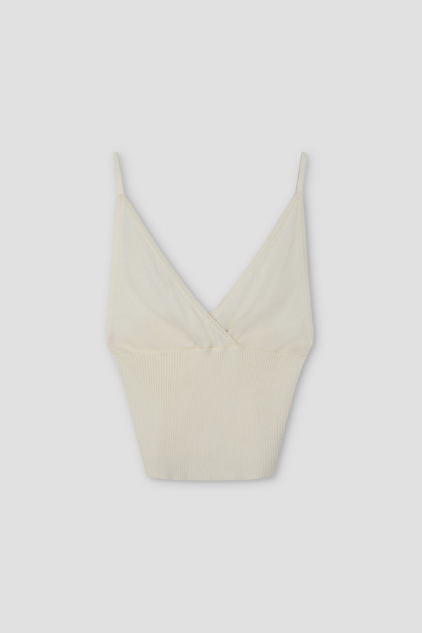 Deiji Studios Cross Panel Knit Top