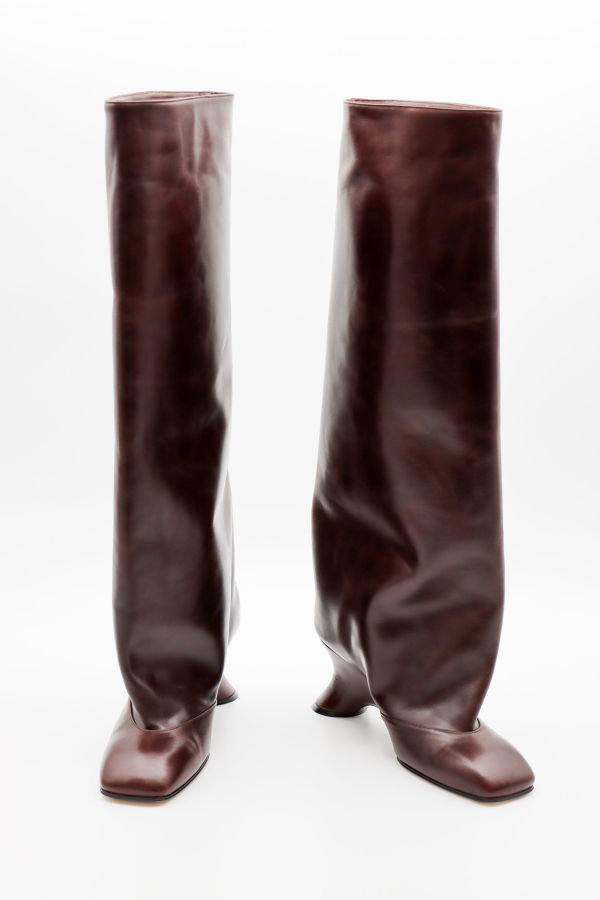 A.W.A.K.E. MODE Christy Boots - Brown