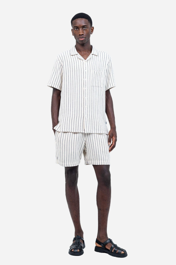 OLOW Rivas Stripes Aloha Shirt