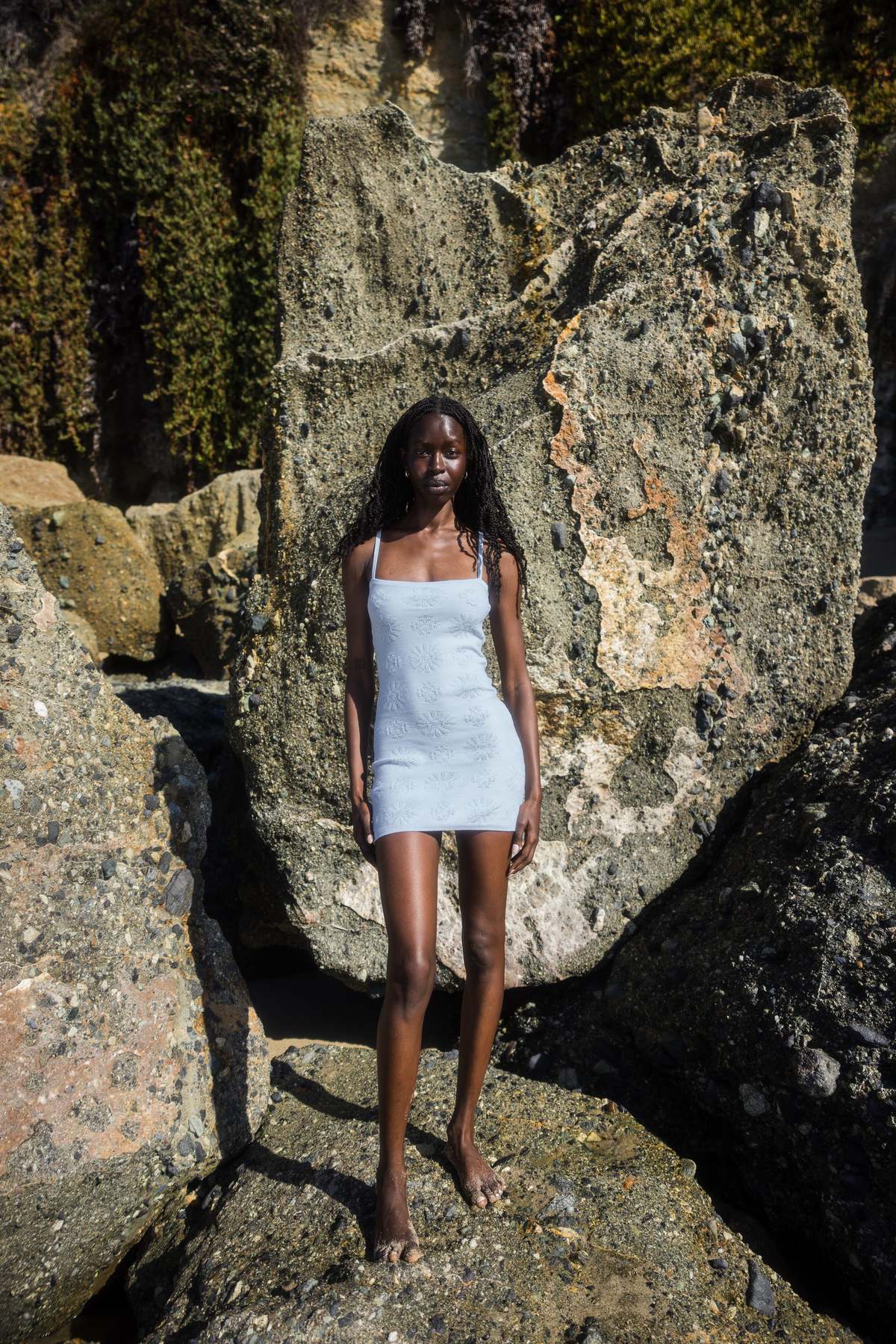 Nello June Flora Mini Dress - Ocean Mist - Image 1 of 5