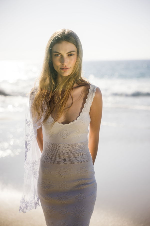 Nello June June Mini Dress - Moonlight White