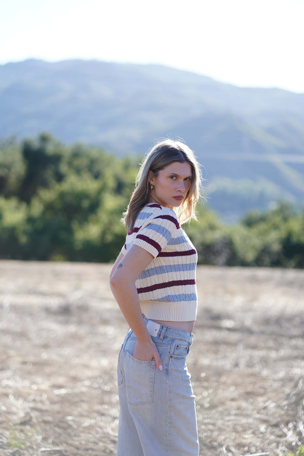 Nello June Letti Short Sleeve Crew Sweater - Image 3 of 5