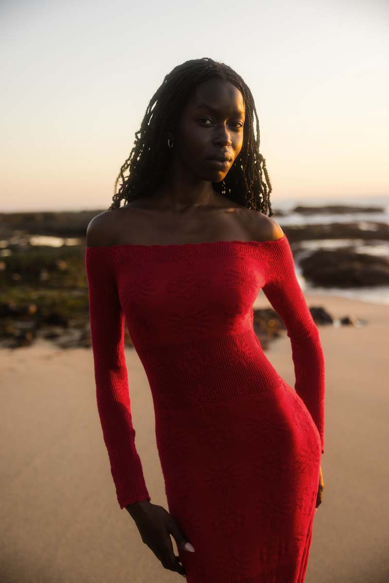 Nello June Luna Maxi Dress - Scarlet