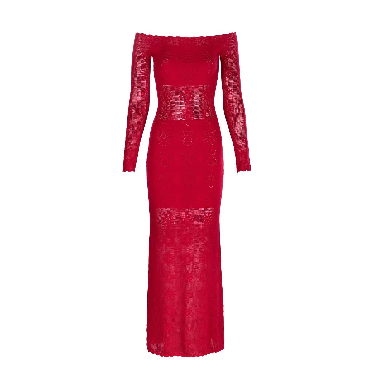 Nello June Luna Maxi Dress - Scarlet - Image 4 of 4