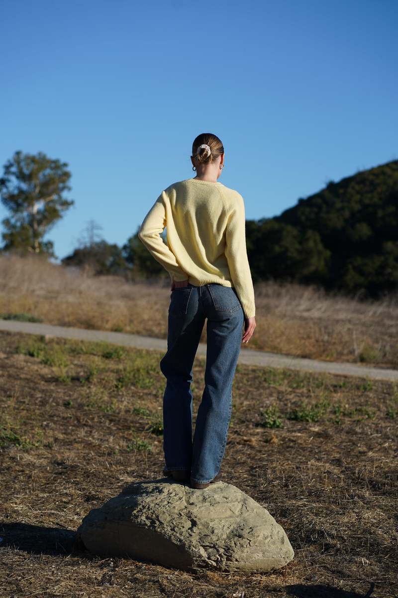 Nello June Nello Crewneck Sweater - Butter Yellow