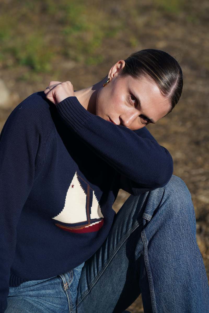 Nello June Sailboat Sweater