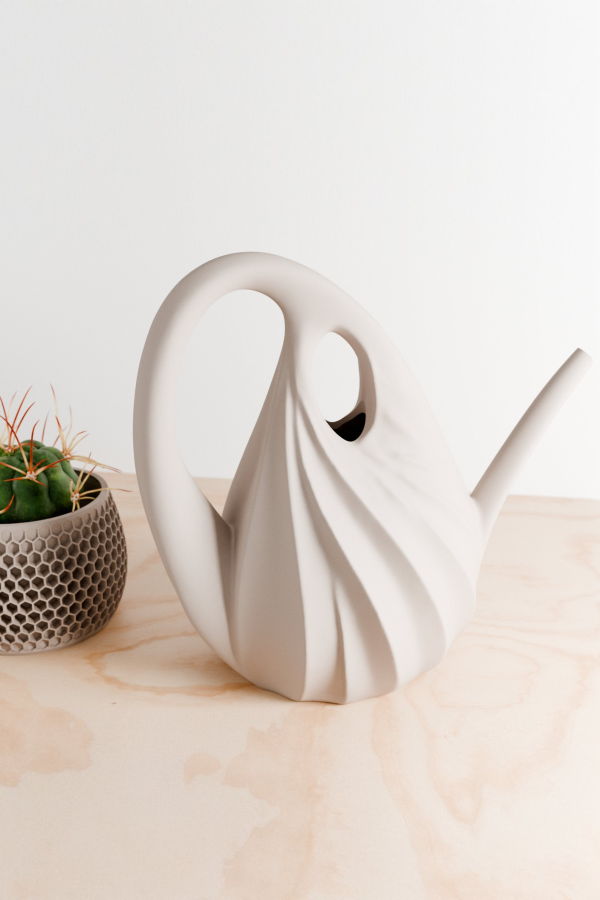 Modernized Pottery Swirl Watering Can
