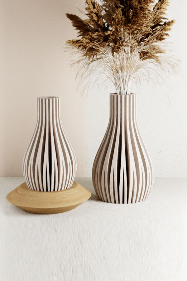 Modernized Pottery Willow Vase
