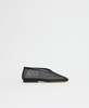 Mansur Gavriel Contorno Square V Flat - Black - Thumbnail 1