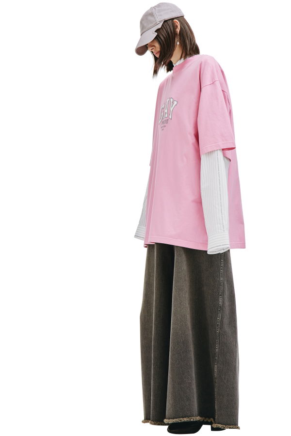 Balenciaga Pride Boxy T-Shirt - Light Pink