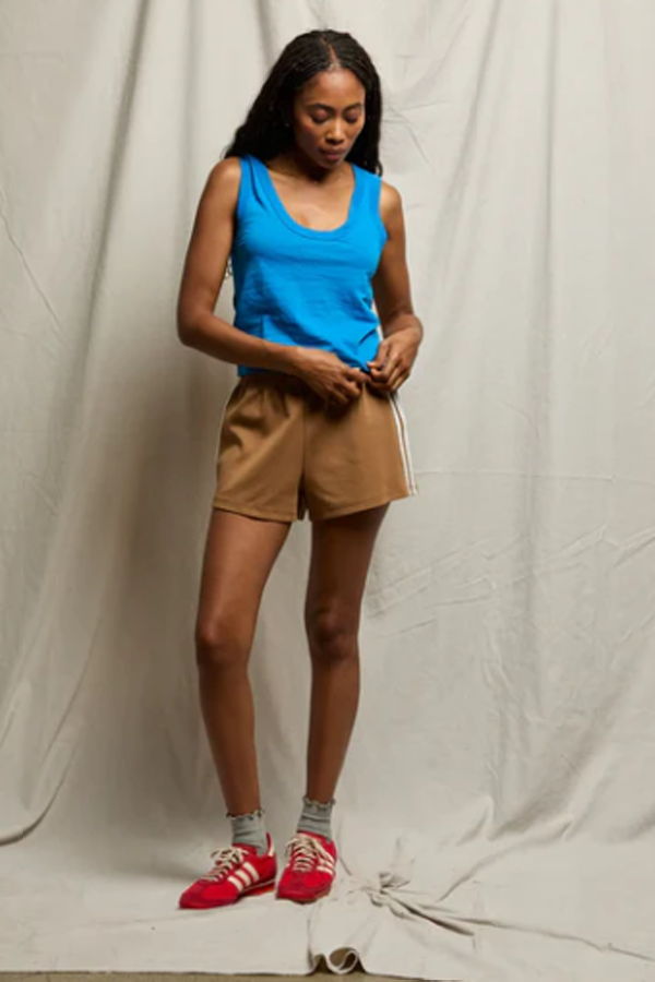 PERFECTWHITETEE Khara Crispy Cotton Bra-Friendly Tank Top