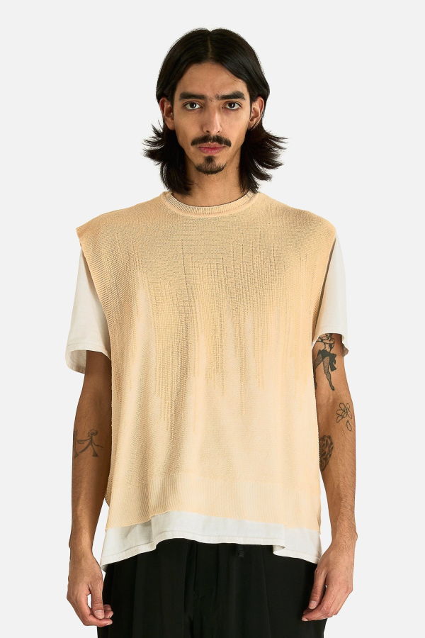 HOMME PLISSE ISSEY MIYAKE Brush Close-Up Knit Sweater