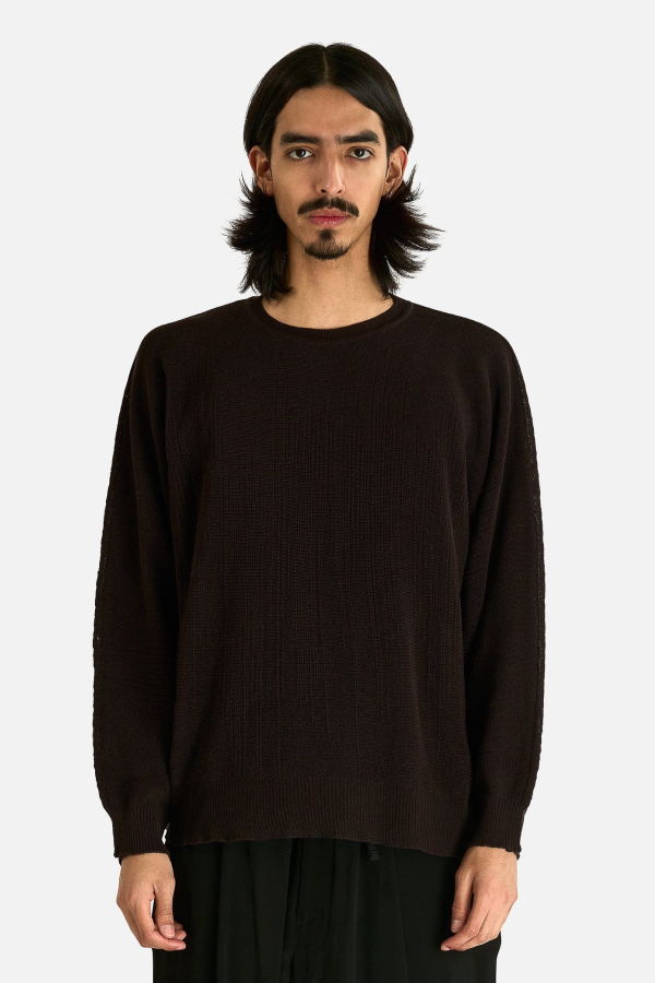 HOMME PLISSE ISSEY MIYAKE Brush Close-Up Knit Sweater