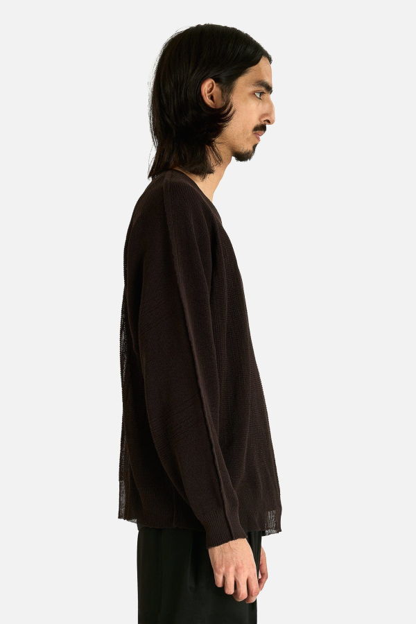 HOMME PLISSE ISSEY MIYAKE Brush Close-Up Knit Sweater