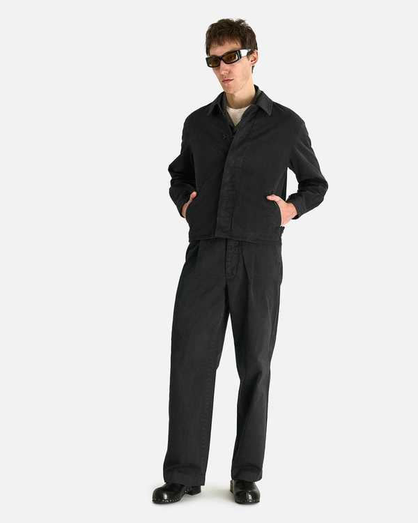 Auralee Garment-Dyed Chino Blouson | Garmentory
