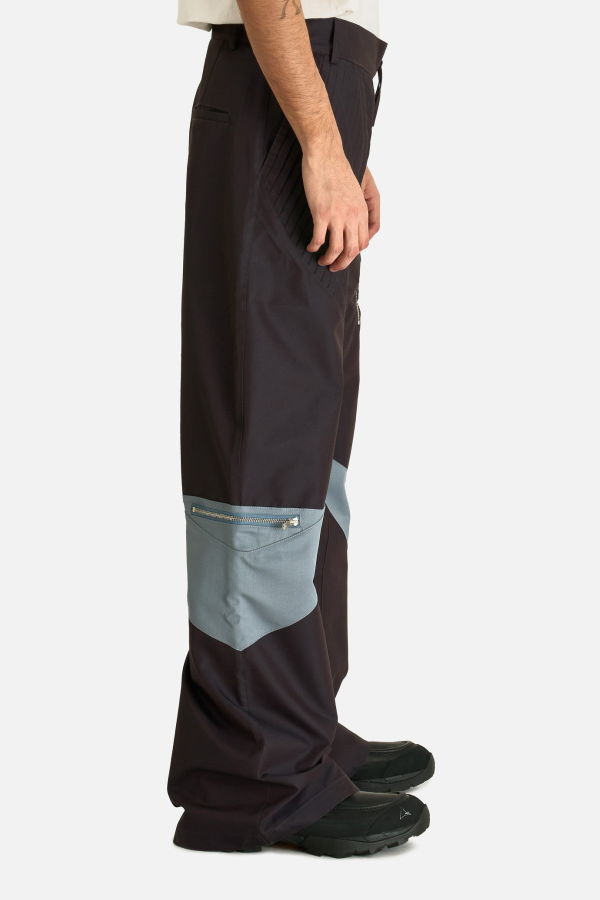 FFFPOSTALSERVICE Sakhara Trouser in Techno Velvet