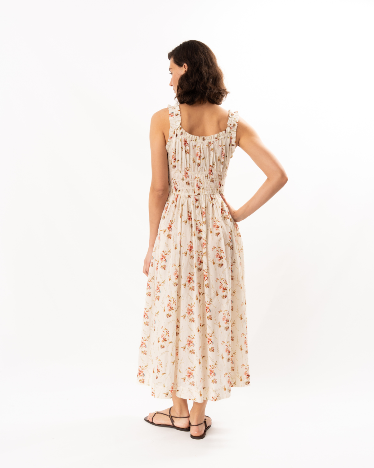 DÔEN Emmaretta Dress - Blanc Prairie Rose - Image 5 of 7