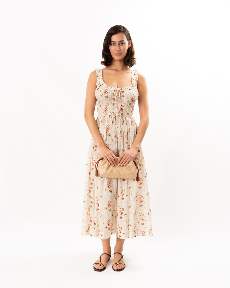 DEN Emmaretta Dress - Blanc Prairie Rose