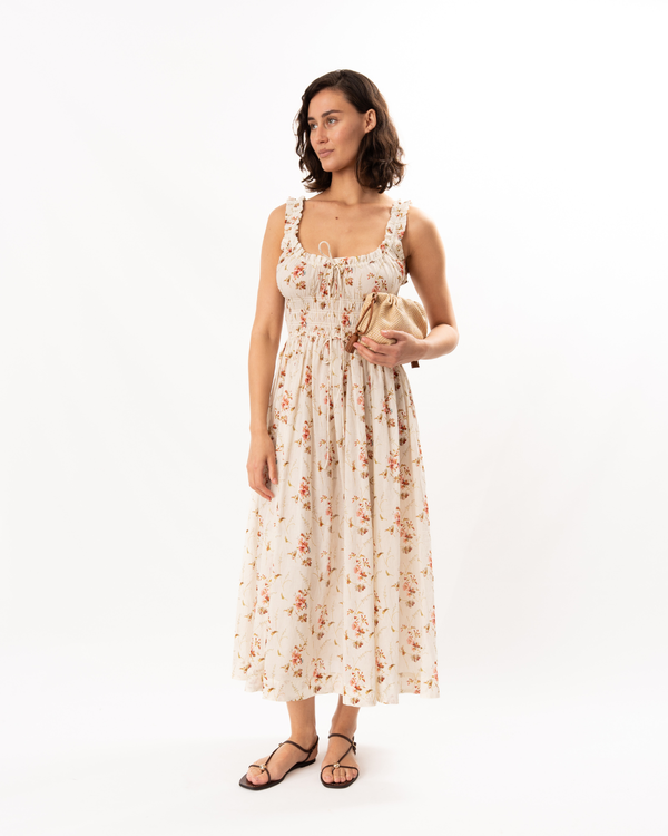 DEN Emmaretta Dress - Blanc Prairie Rose