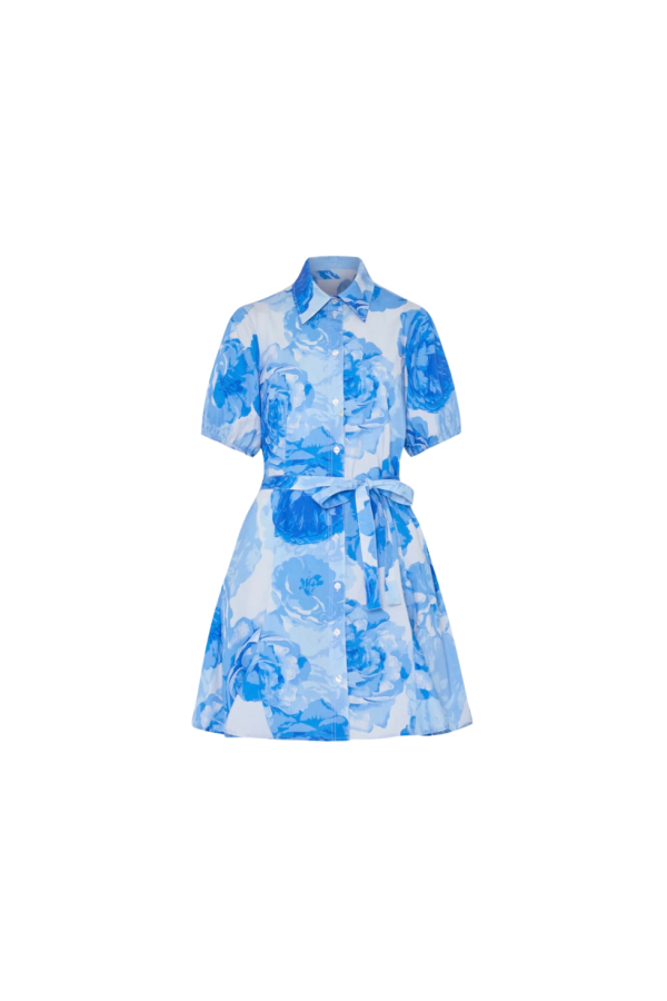 Milly Juni Mini Dress - Blue/White