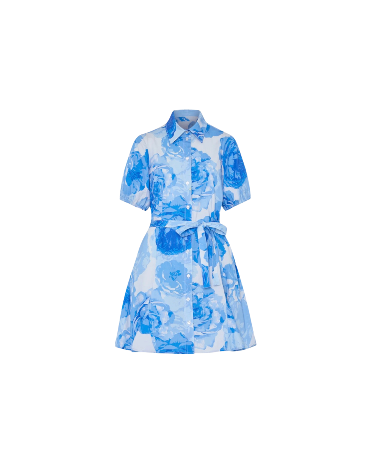 Milly Juni Mini Dress - Blue/White - Image 1 of 5
