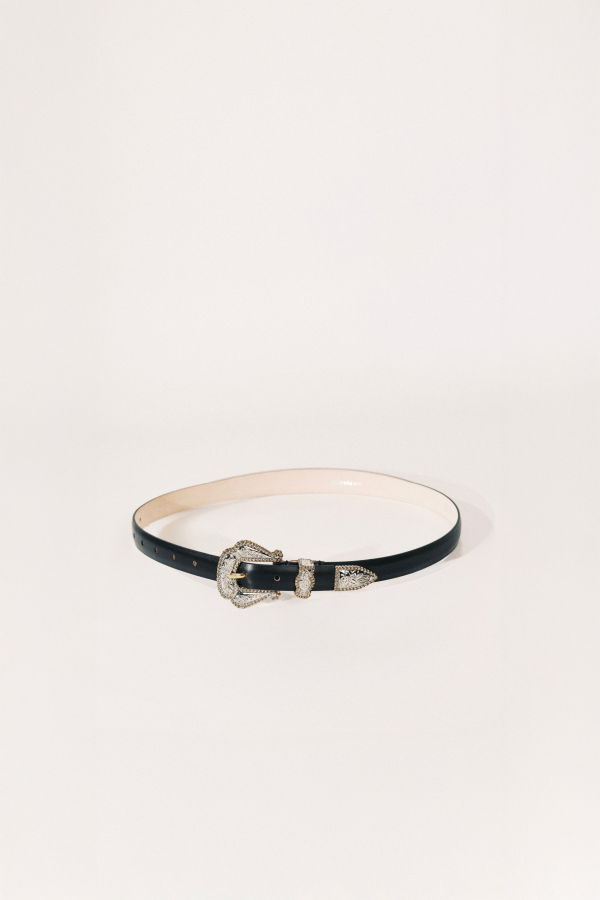 Déhanche Santo Belt - Black and Mixed Metal