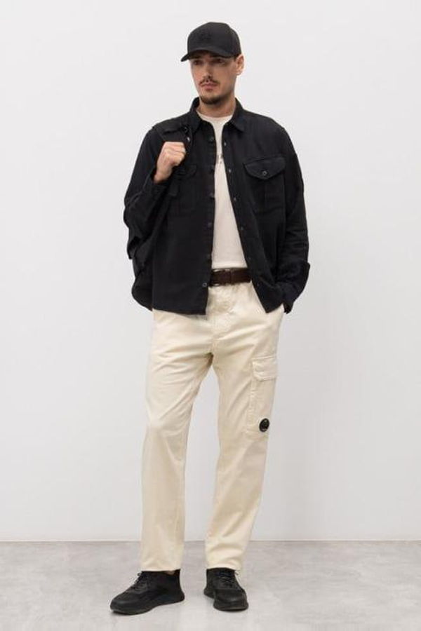 C.P. Company Long Top Shirt - Black