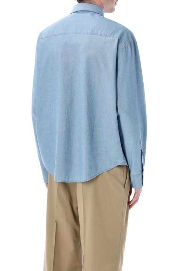 AMI Long Top - Cashmere Blue