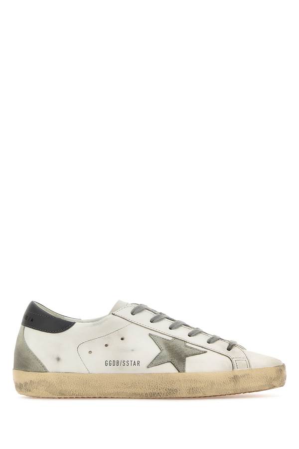 Golden Goose Multicolor Leather Super Star Classic Sneakers - White Ice Dark Gray Golden Goose Multicolor Leather Super Star Classic Sneakers - White Ice Dark Gray