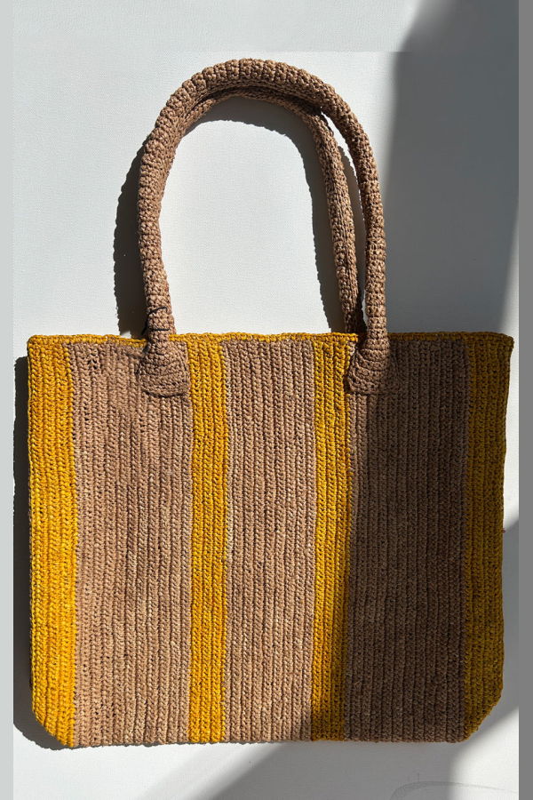 Gabriele Frantzen Straw Mini Tote Bag