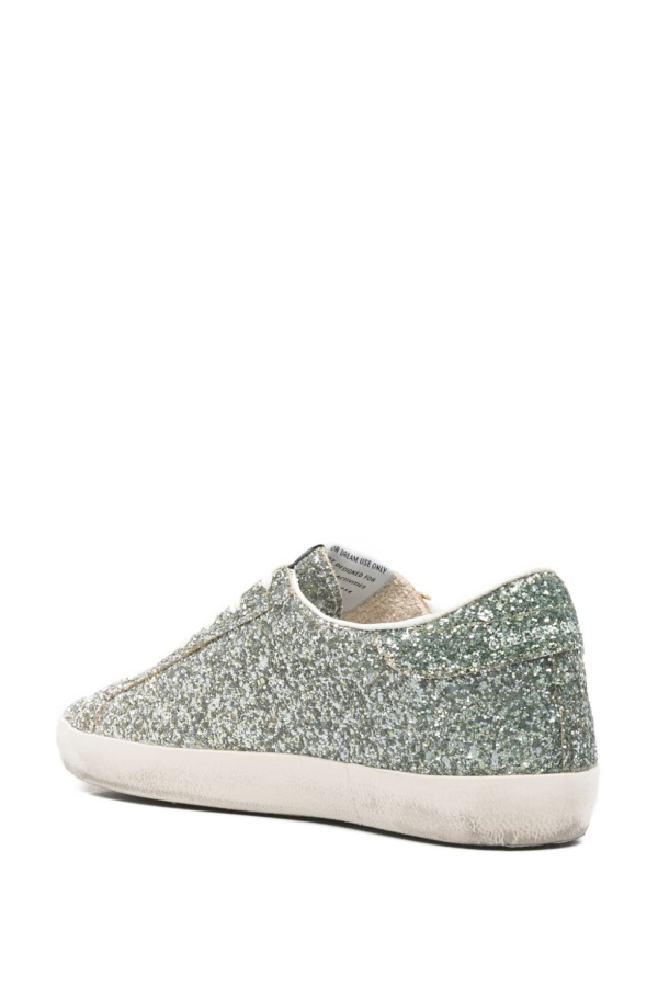 Golden Goose Super-Star Leather Sneakers - Silver