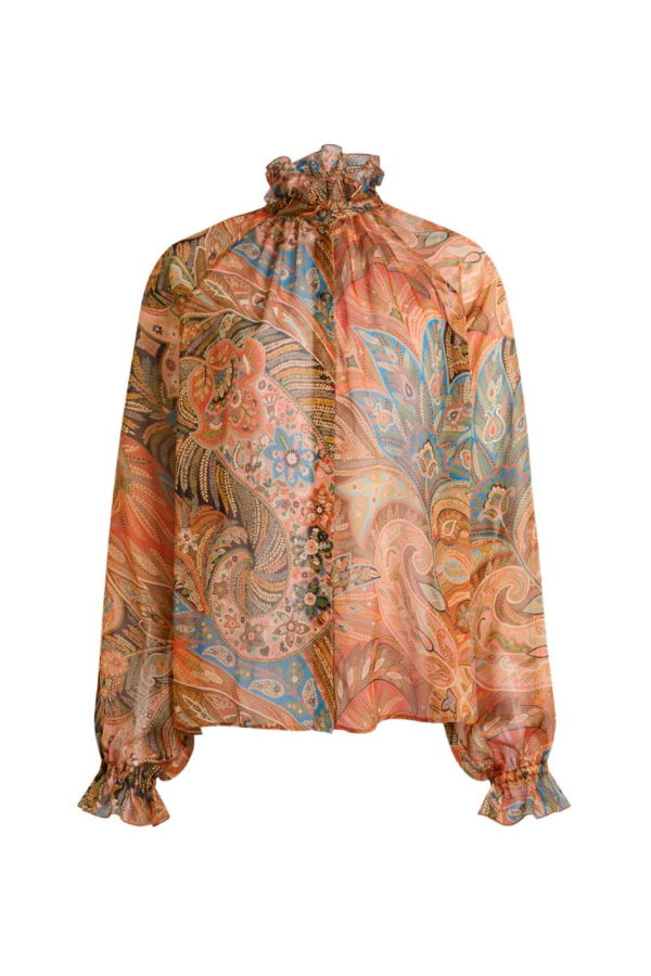 Etro Printed Silk Shirt
