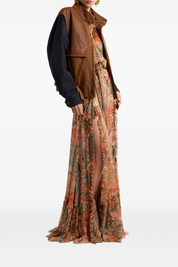 Etro Printed Silk Shirt