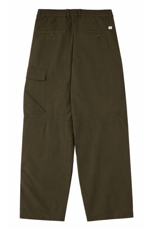 C.P. Company Cargo Pants With Patch Logo - Green