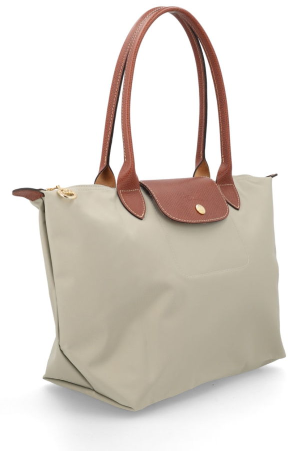 Longchamp Le Pliage Medium Shoulder Bag - Gray