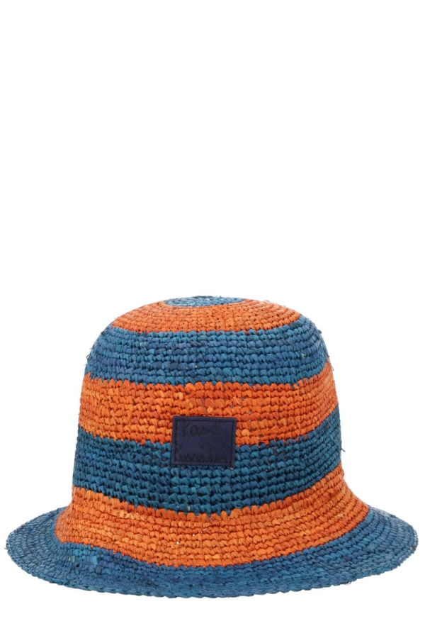 PAUL SMITH Cappello Con Patch Logo Hat - Blue