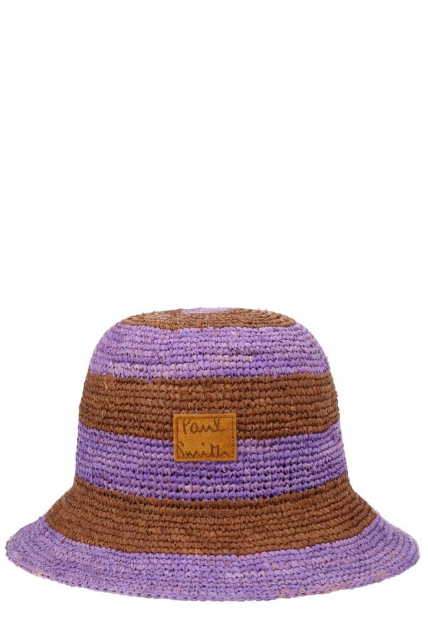 PAUL SMITH Cappello Con Patch Logo Hat - Purple